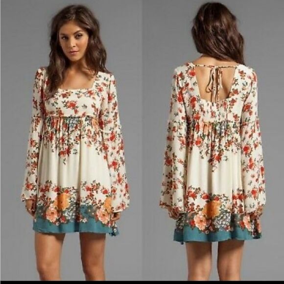 Free People Floral Boho Dress - Picture 3 of 9